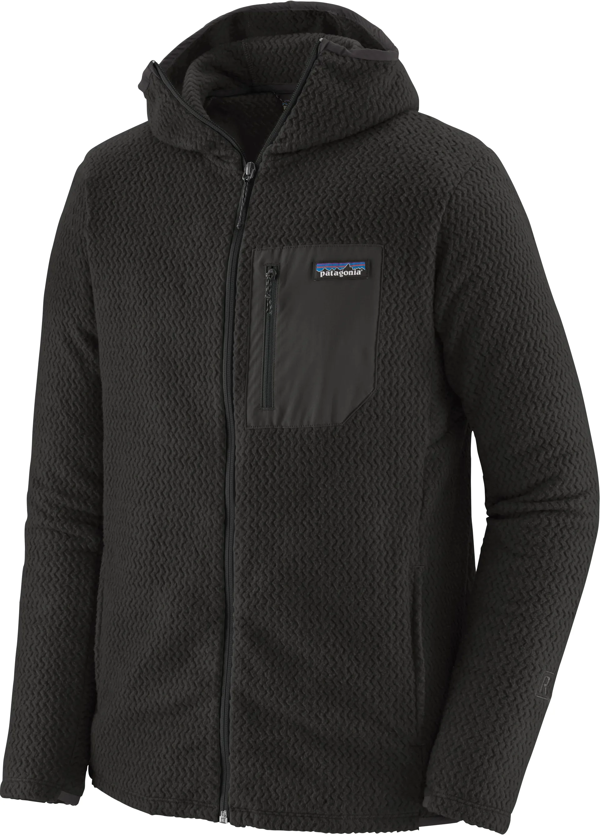 Patagonia Mens R1 Air Full-Zip Hoody Black