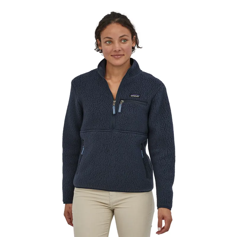 Patagonia Womens Retro Pile Marsupial - New Navy-1