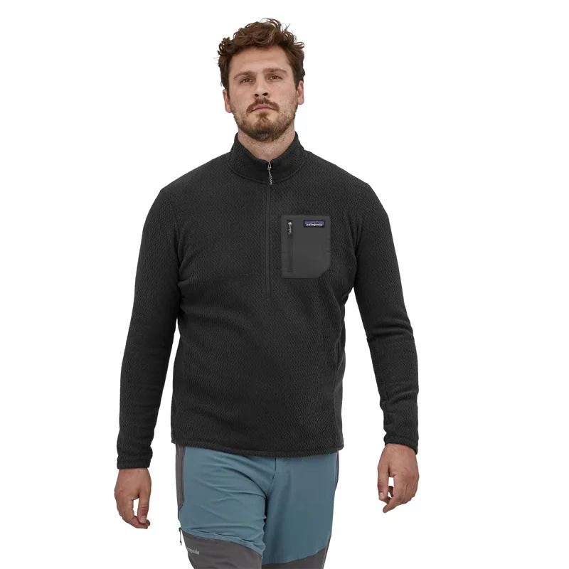 Patagonia Mens R1 Air Zip Neck Fleece - Black-1