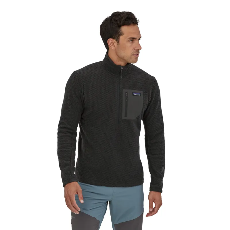 Patagonia Mens R1 Air Zip Neck Fleece - Black-3