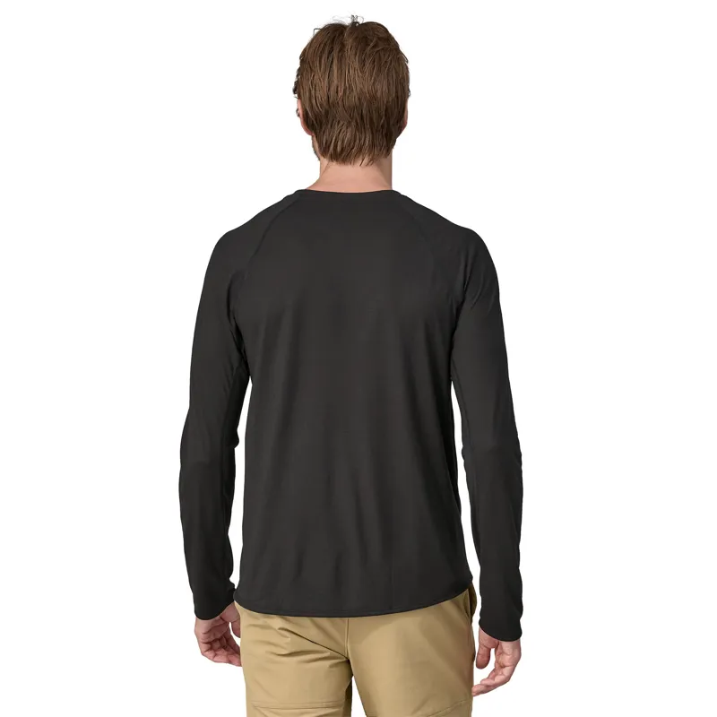 Patagonia Mens Long Sleeved Cap Cool Trail Shirt - Black-2