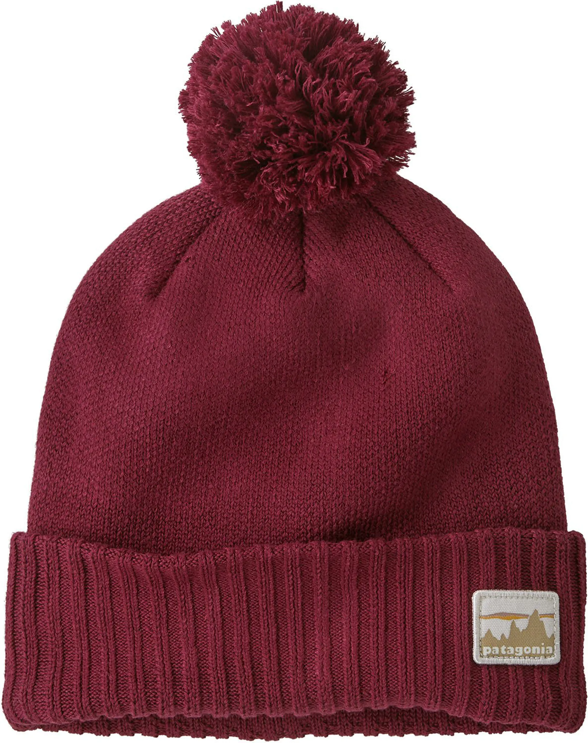 Patagonia Powder Town Beanie 73 Skyline-Carmine Red