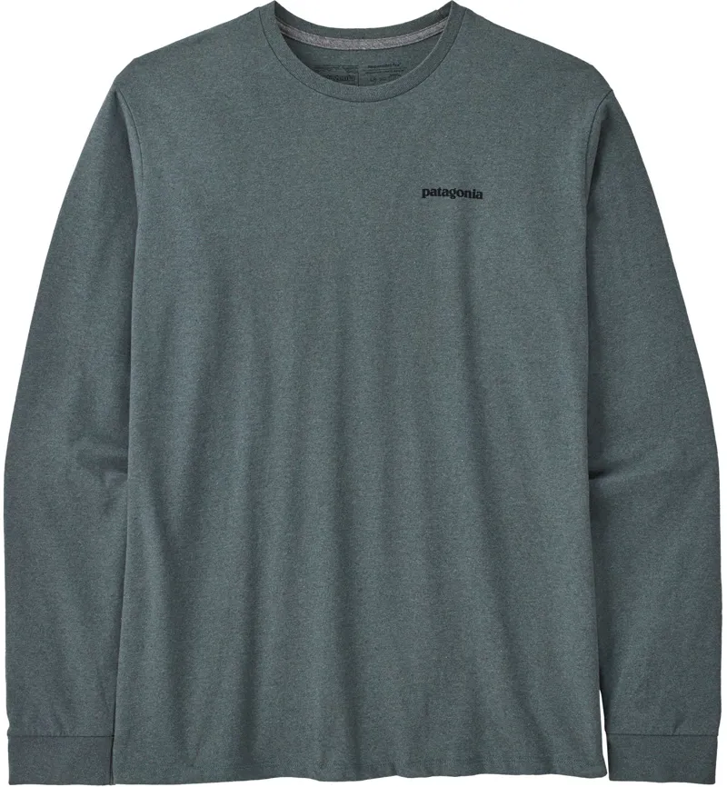 Patagonia Mens Long Sleeved P-6 Logo Responsibili-Tee - Nouveau Green-1