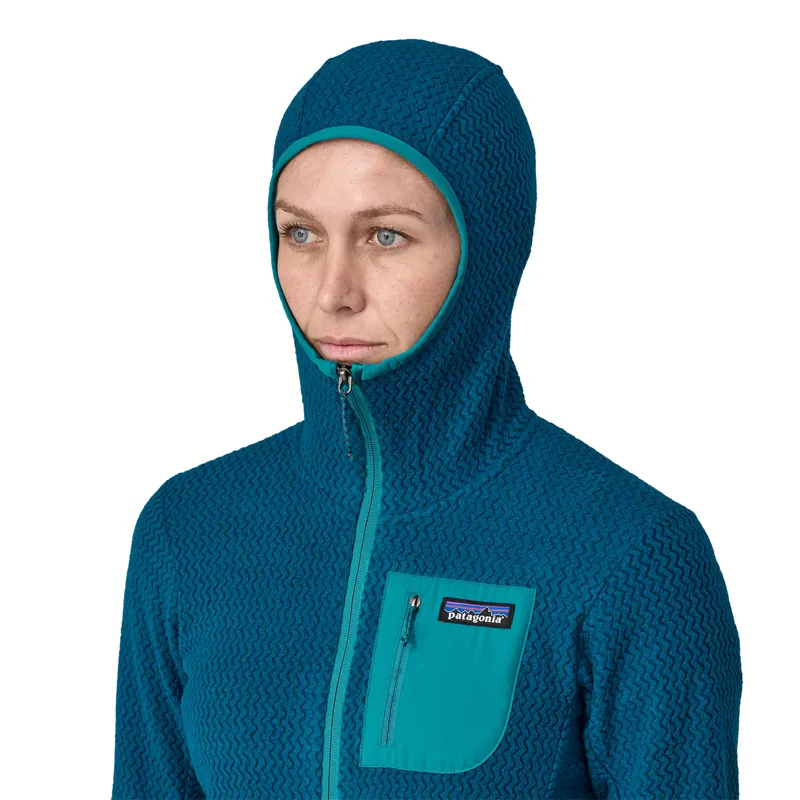 Patagonia Womens R1 Air Full-Zip Hoody - Lagom Blue-4