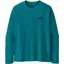 Patagonia Mens Long Sleeved Cap Cool Daily Graphic Shirt - 73 Skyline-Belay Blue X-Dye