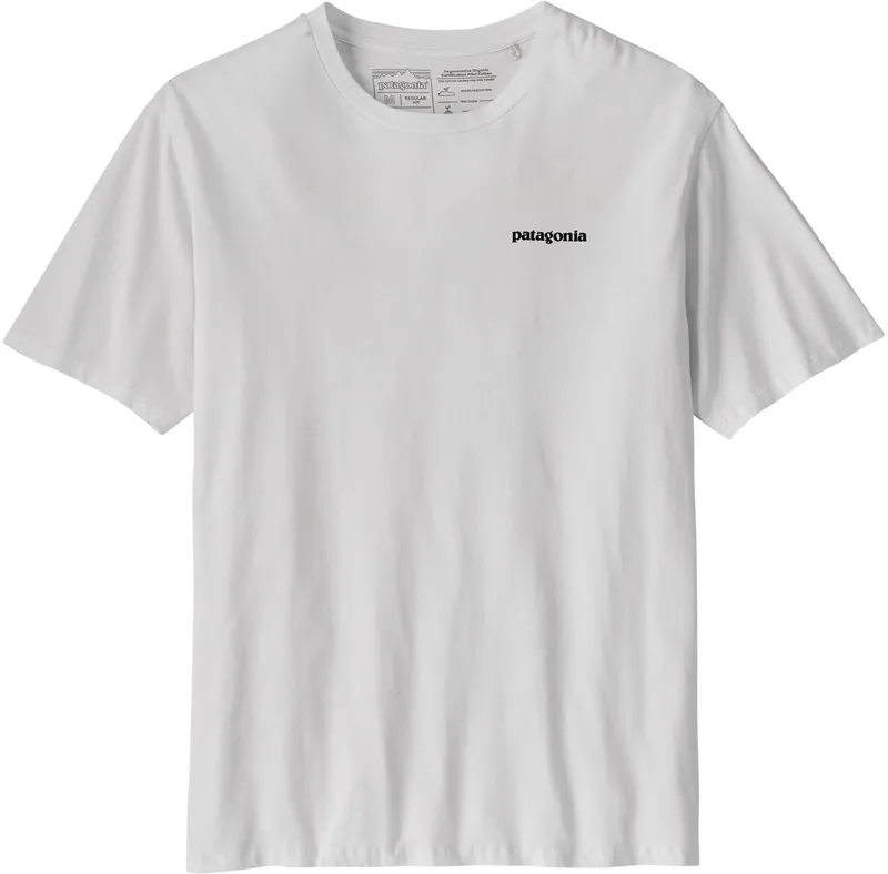 Patagonia Mens P-6 Mission Organic T-Shirt - White-1