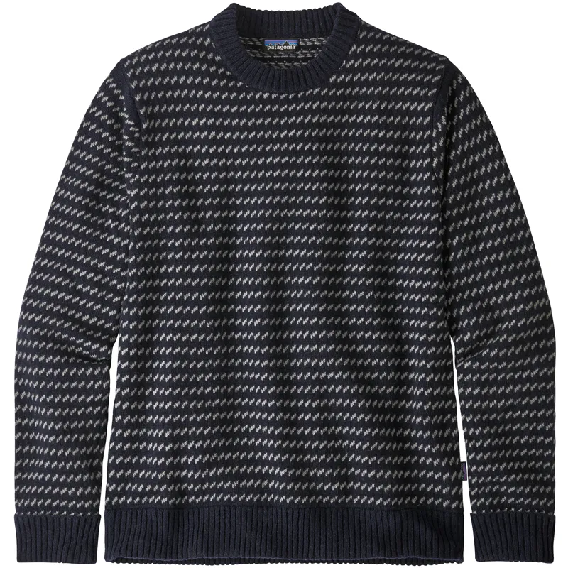 Patagonia Mens Recycled Wool-Blend Sweater - Classic Navy