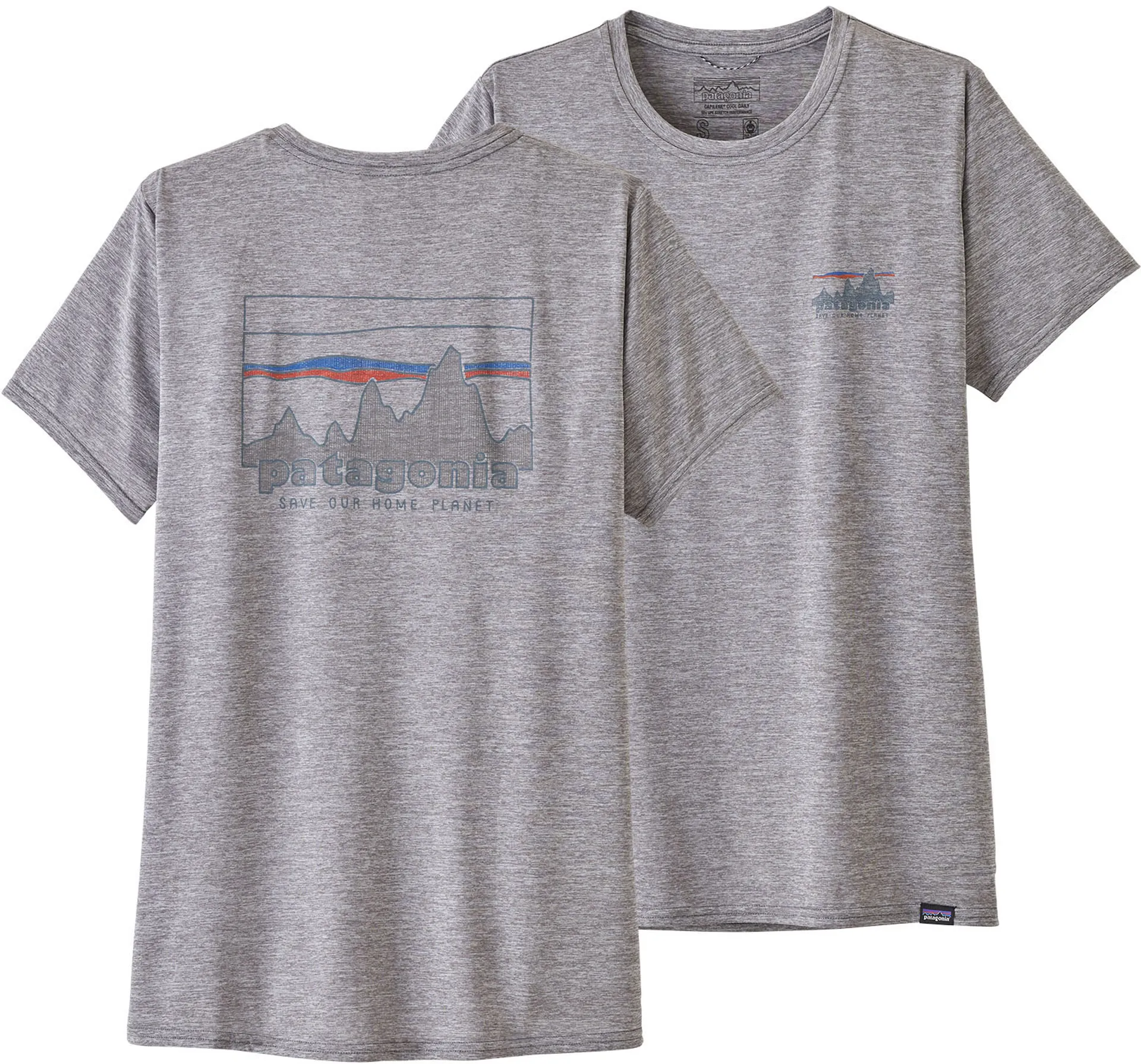 Patagonia Womens Cap Cool Daily Graphic Shirt 73 Skyline Feather Grey patagonia-womens-cap-cool-daily-graphic-shirt-73-skyline-feather-grey