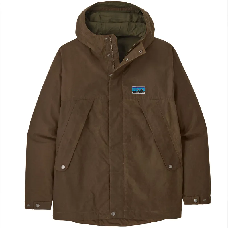 Patagonia Unisex Waxed Cotton Jacket - Coriander Brown