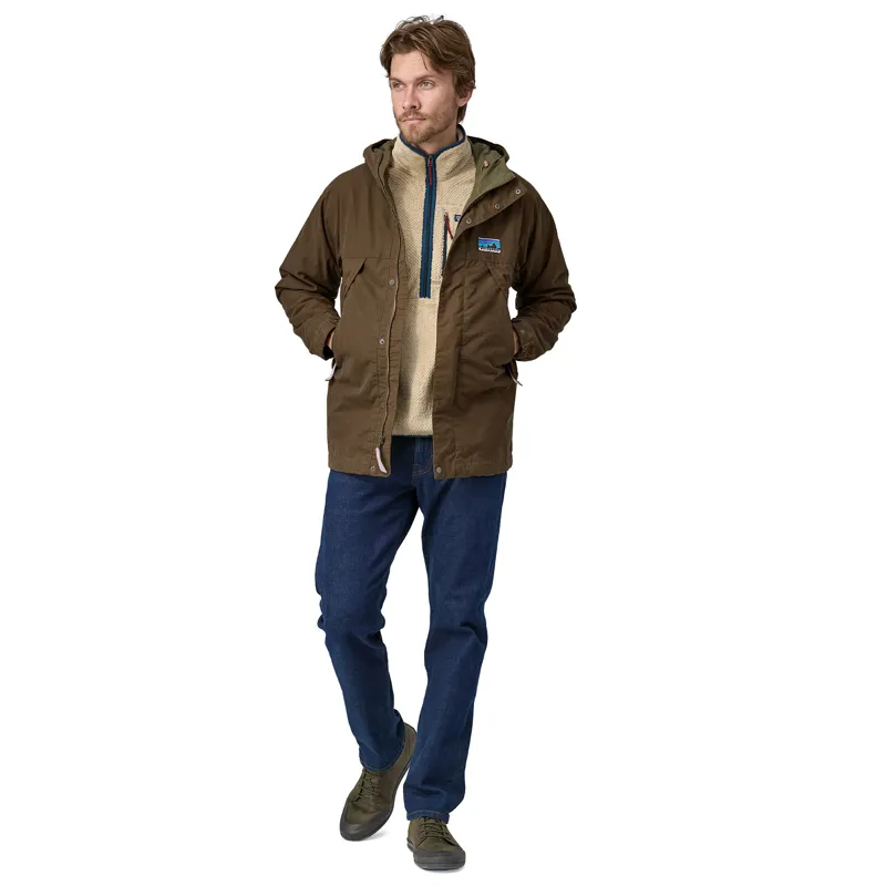 Patagonia Unisex Waxed Cotton Jacket - Coriander Brown-3