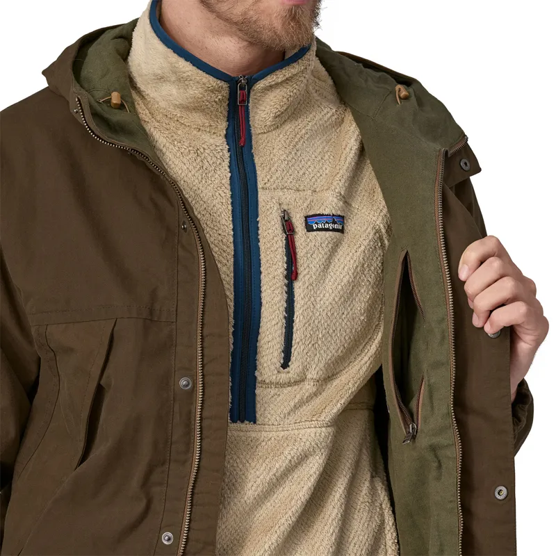 Patagonia Unisex Waxed Cotton Jacket - Coriander Brown-6