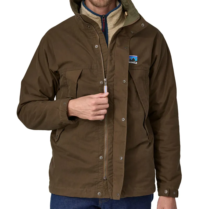 Patagonia Unisex Waxed Cotton Jacket - Coriander Brown-4