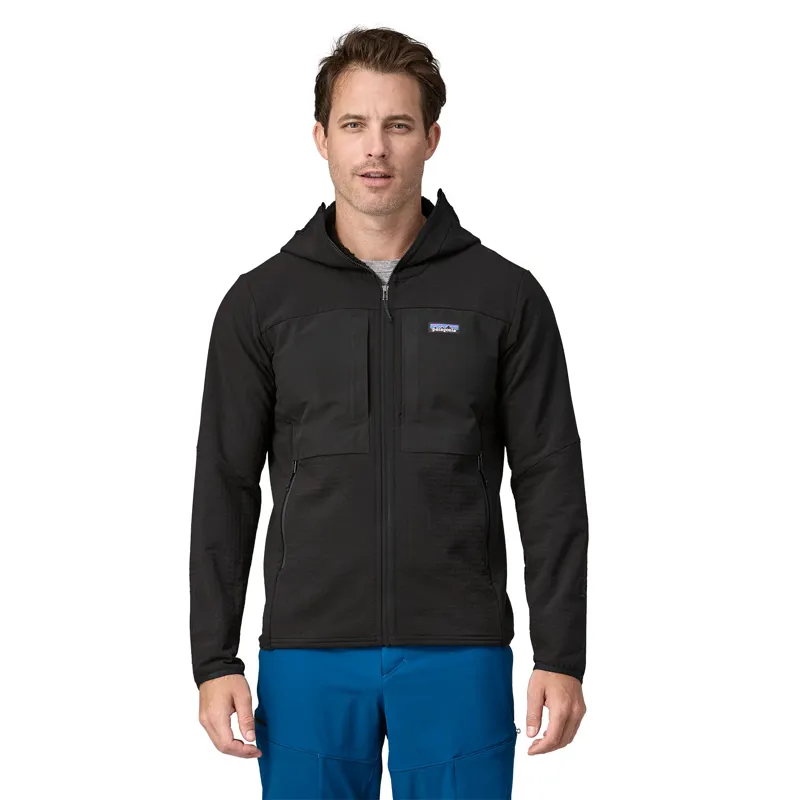 Patagonia Mens R2 TechFace Hoody - Black-1