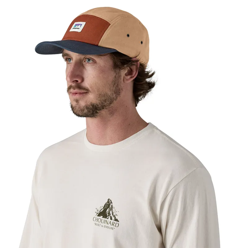 Patagonia Graphic Maclure Hat - Shop Sticker-Grayling Brown-1