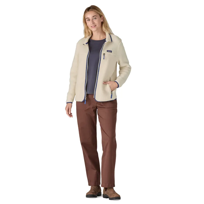 Patagonia Womens Retro Pile Jacket - Natural-3