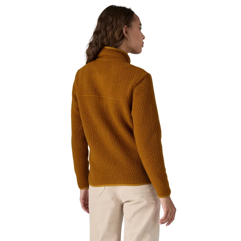 Patagonia Womens Retro Pile Jacket - Shelter Brown-2