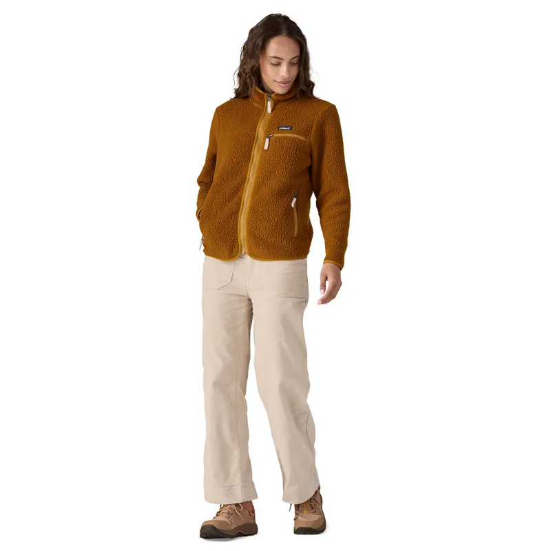 Patagonia Womens Retro Pile Jacket - Shelter Brown-3