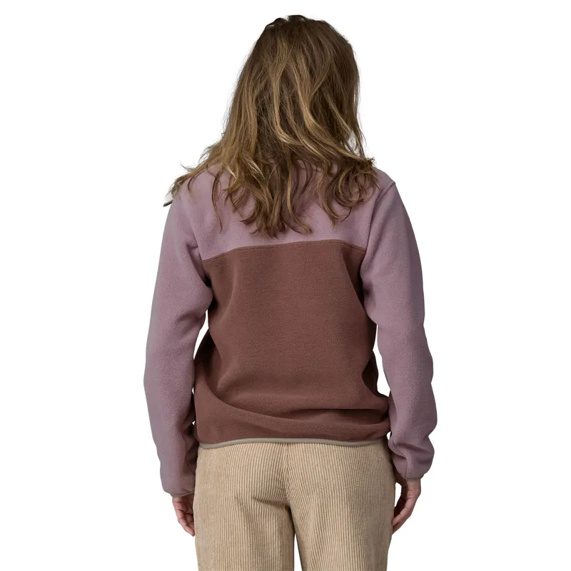 Patagonia Womens Lightweight Synchilla Snap-T Pullover - Dulse Mauve-2