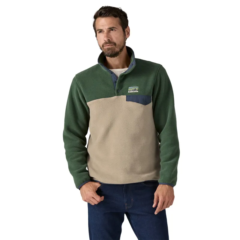 Patagonia Mens Lightweight Synchilla Snap-T Pullover - Seabird Grey-1