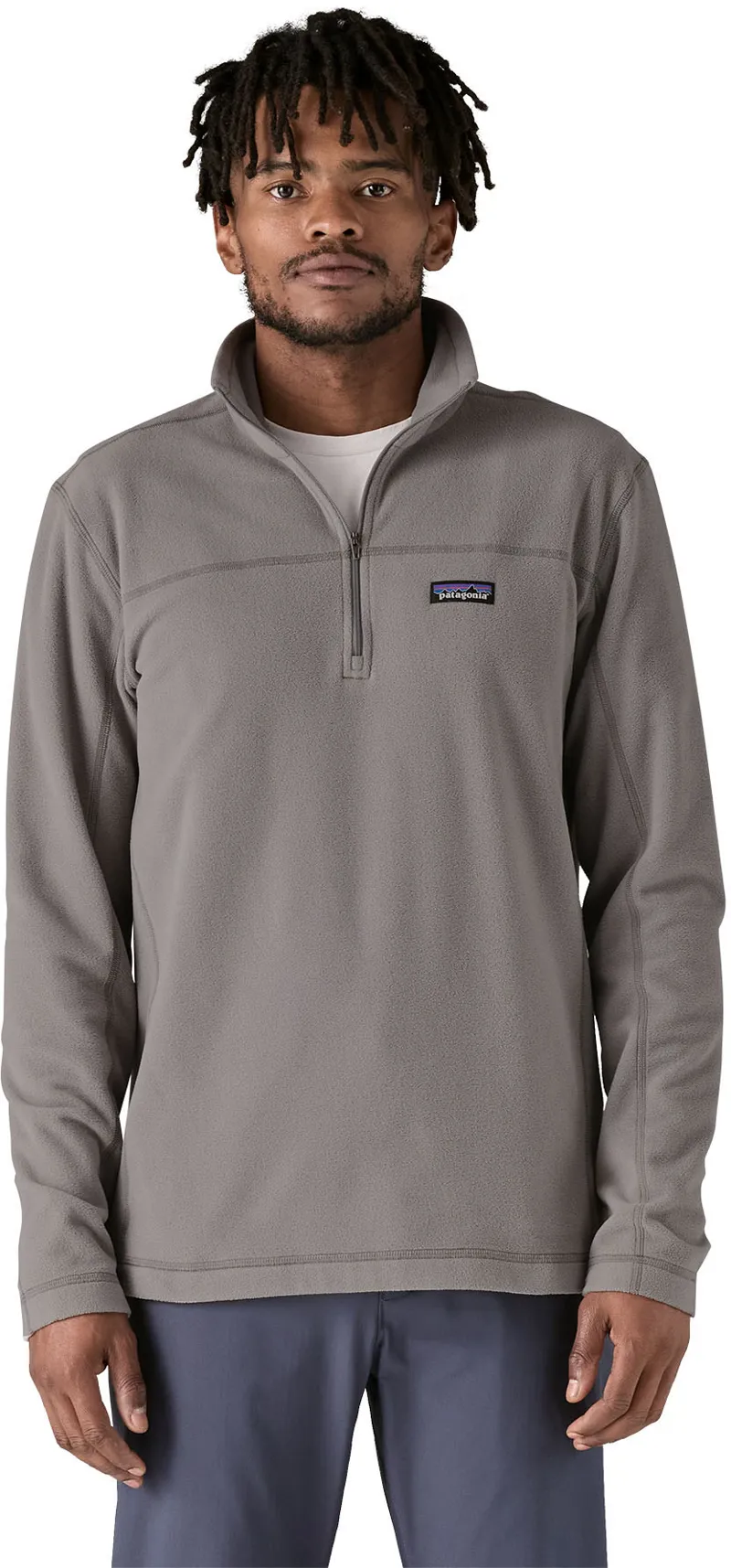 Patagonia Mens Micro D Pullover - Feather Grey-1