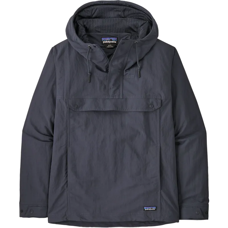 Patagonia Mens Isthmus Anorak - Smolder Blue with Smolder Blue