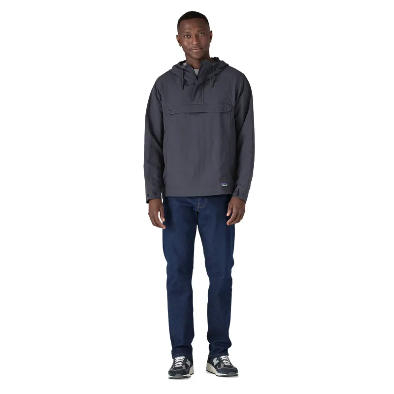 Patagonia Mens Isthmus Anorak - Smolder Blue with Smolder Blue-3