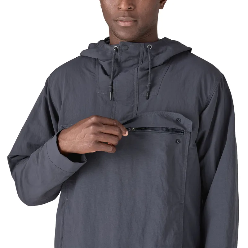 Patagonia Mens Isthmus Anorak - Smolder Blue with Smolder Blue-6