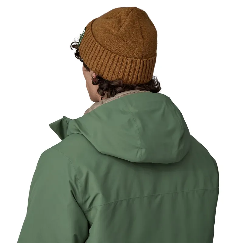 Patagonia Brodeo Beanie - Dawn Tracks Patch-Shelter Brown-2