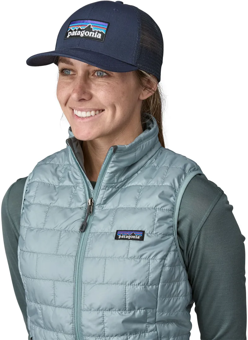 Patagonia P-6 Logo Trucker Hat - New Navy-1