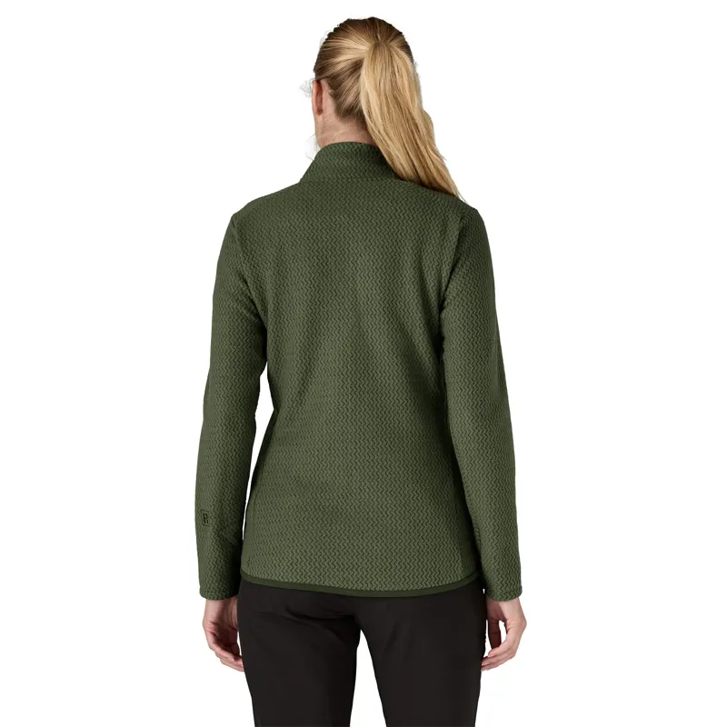 Patagonia Womens R1 Air Zip Neck Fleece - Thermal Blue-2