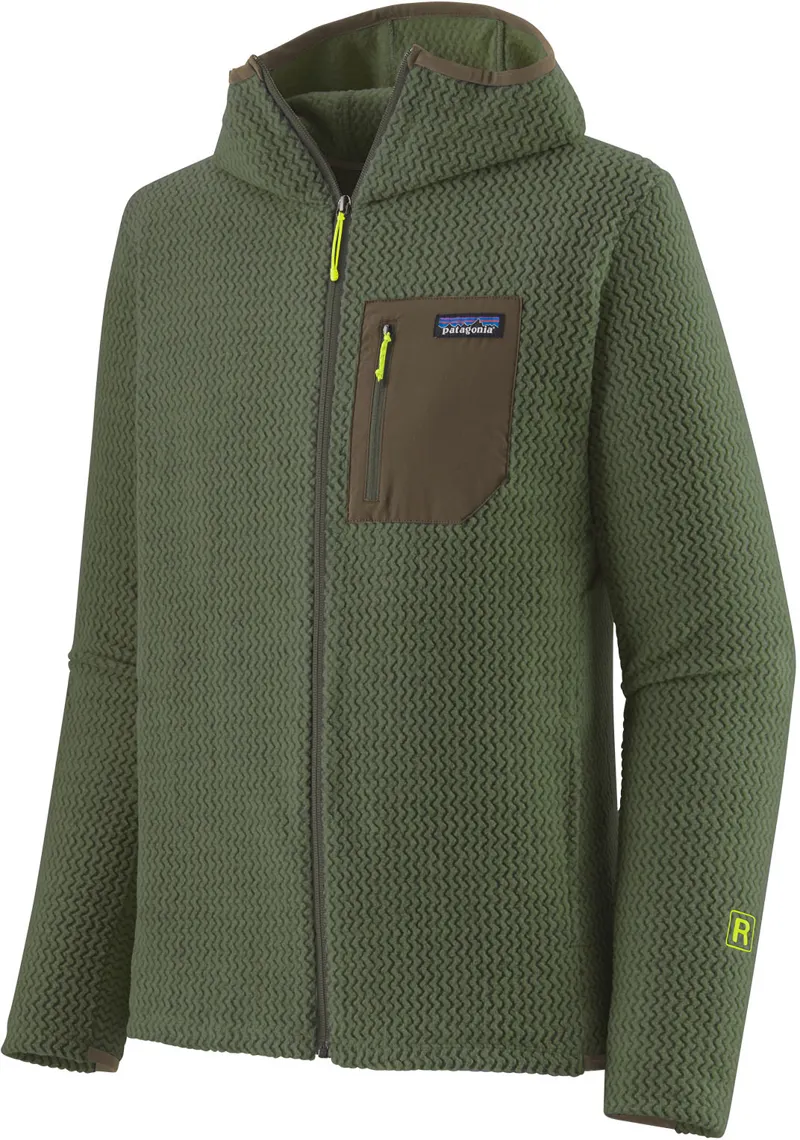 Patagonia Mens R1 Air Full-Zip Hoody - Torrey Pine Green