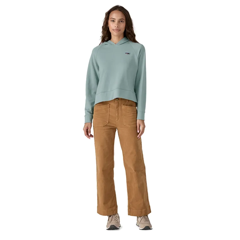 Patagonia Womens Regenerative Organic Certified Cotton Essential Hoody - Thermal Blue-3