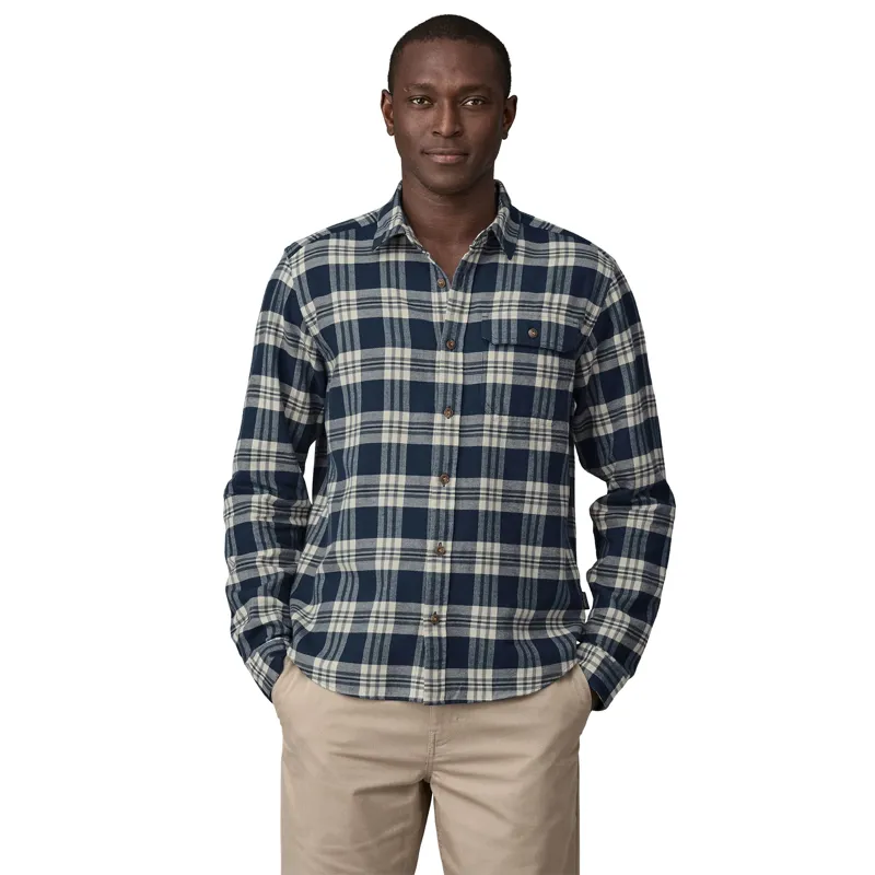 Patagonia Mens Fjord Flannel Shirt - Base Camp-New Navy-1