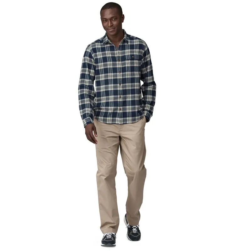 Patagonia Mens Fjord Flannel Shirt - Base Camp-New Navy-3