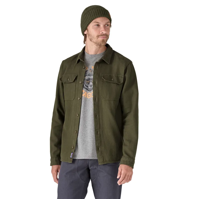 Patagonia Mens Fjord Loft Shirt - Basin Green-1