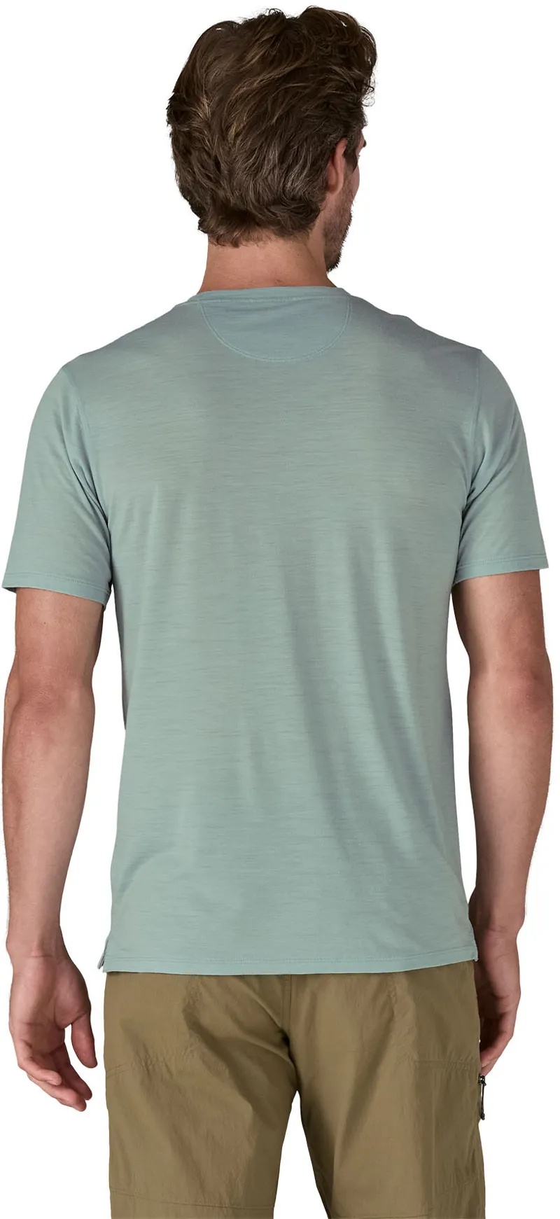 Patagonia Mens Cap Cool Merino Graphic Shirt - Fitz Roy Strata-Thermal Blue-2