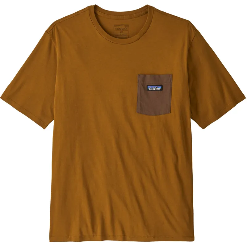 Patagonia Mens Daily Pocket Tee - Shelter Brown