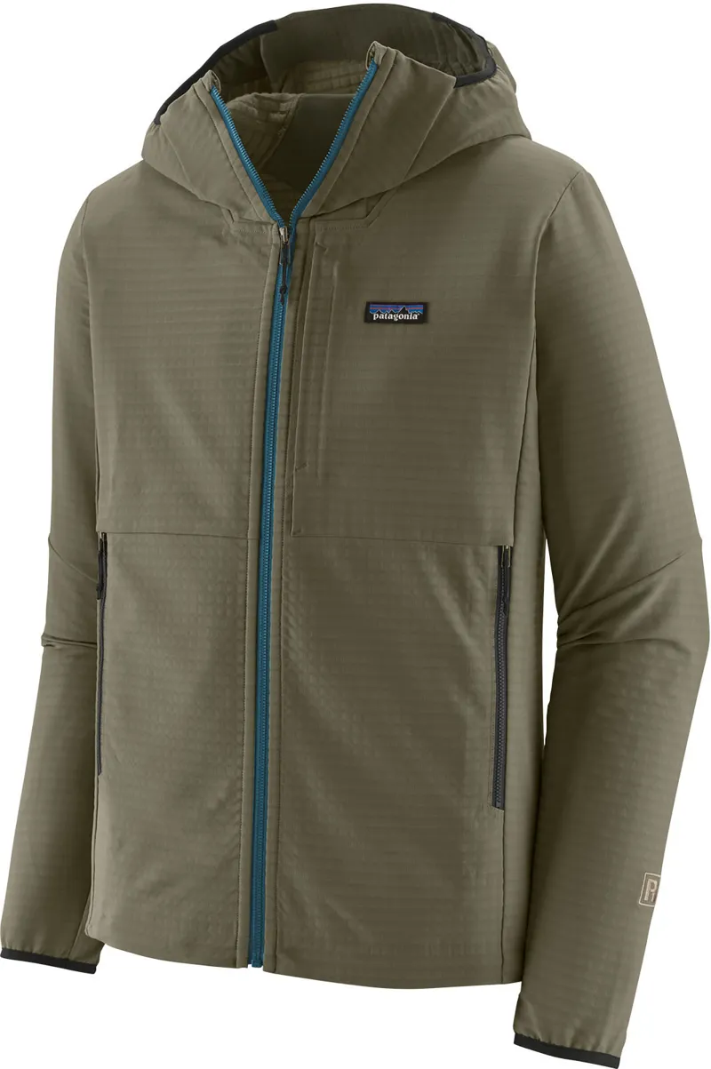Patagonia Mens R1 TechFace Hoody - Basin Green