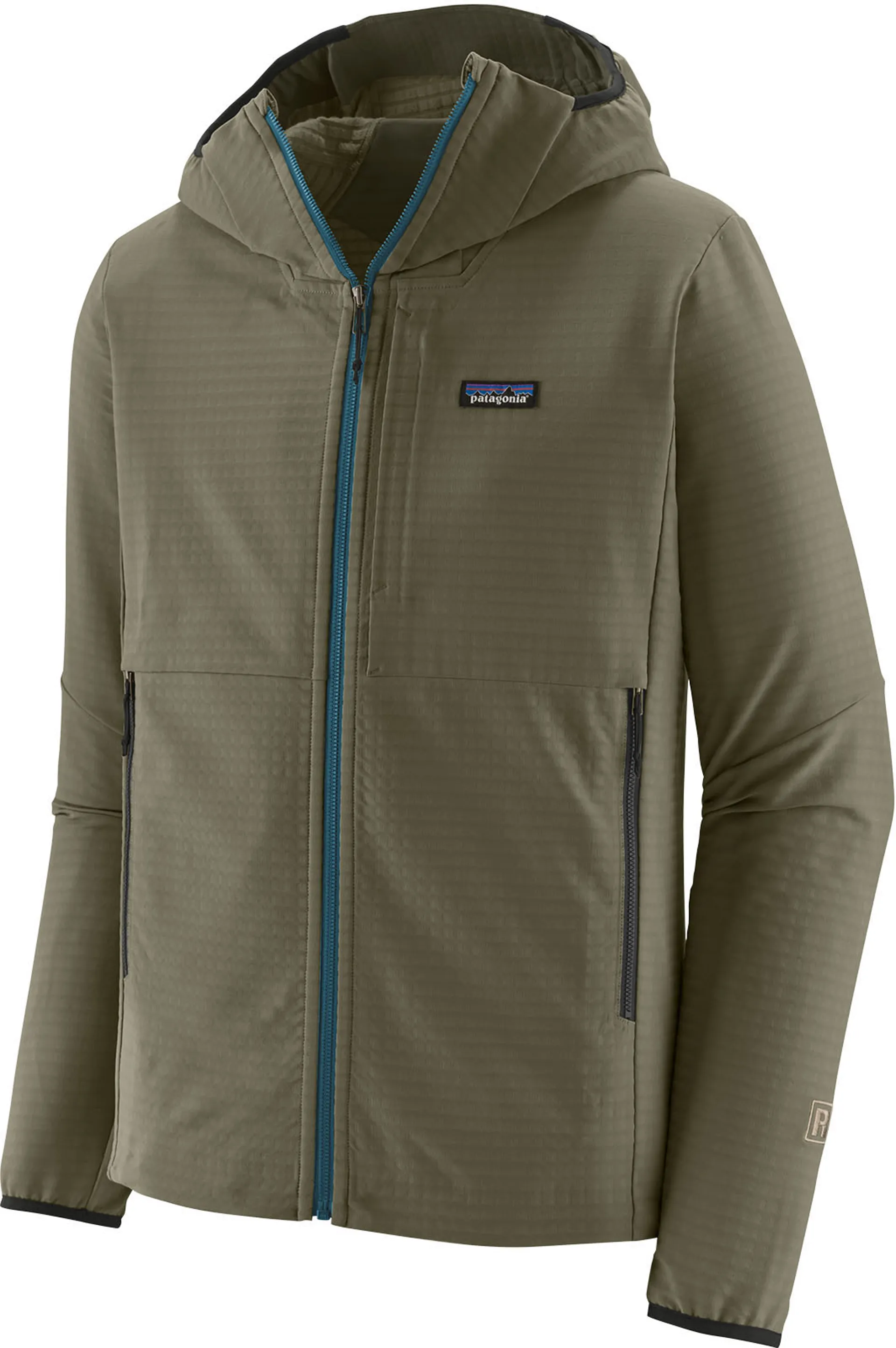 Patagonia Mens R1 TechFace Hoody Basin Green