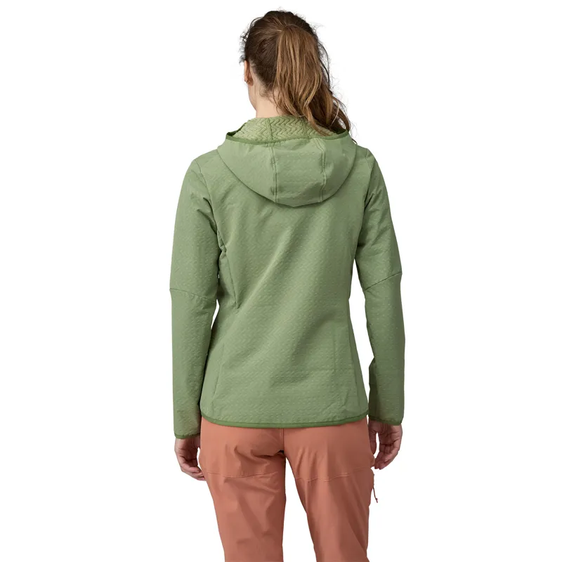 Patagonia Womens R2 CrossStrata Hoody - Dark Ruby-2