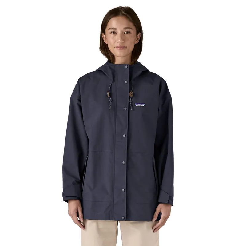 Patagonia Womens Outdoor Everyday Rain Jacket - Sunken Blue-1