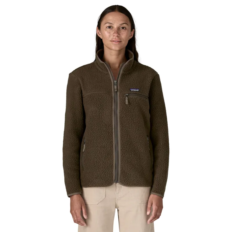 Patagonia Womens Retro Pile Jacket - Otter Brown-1