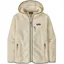Patagonia Womens Retro Pile Hoody - Natural-Ellwood Green