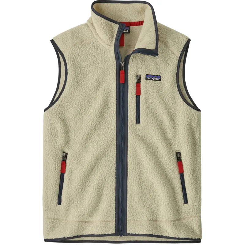 Patagonia Mens Retro Pile Vest - Pelican-Smolder Blue