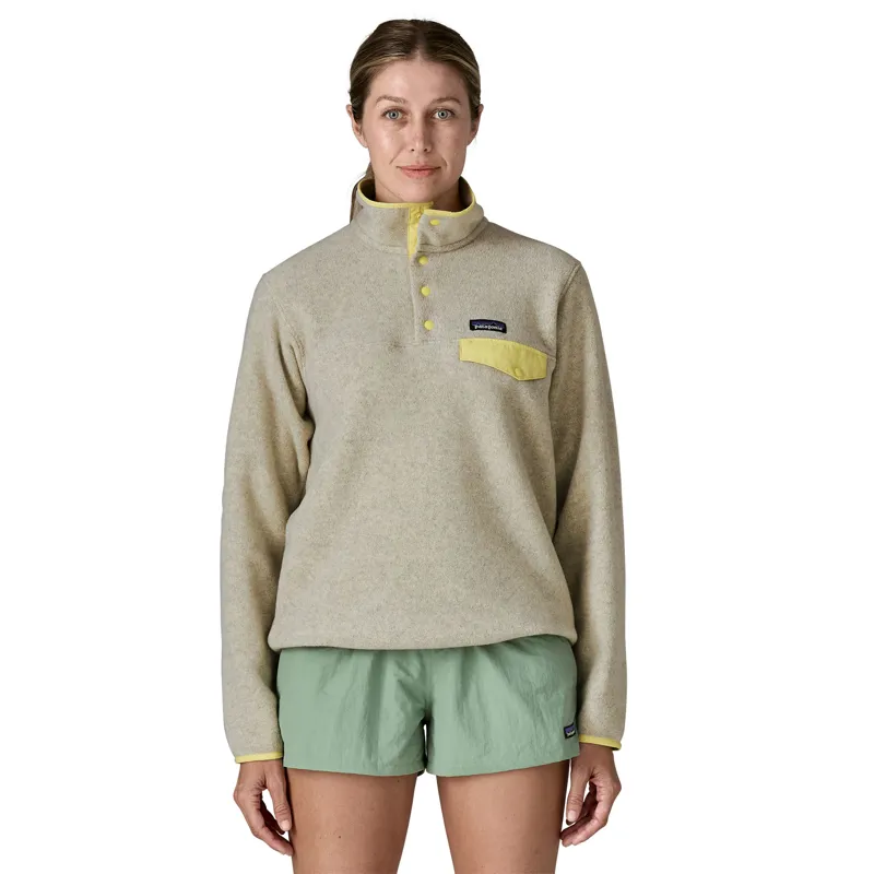 Patagonia Womens Lightweight Synch Snap-T Pullover - Blue Sage-1