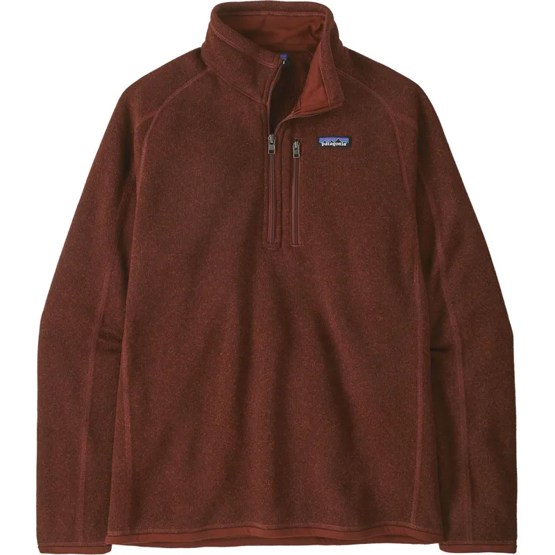 Patagonia Mens Better Sweater 1/4 Zip Fleece - Dried Vanilla
