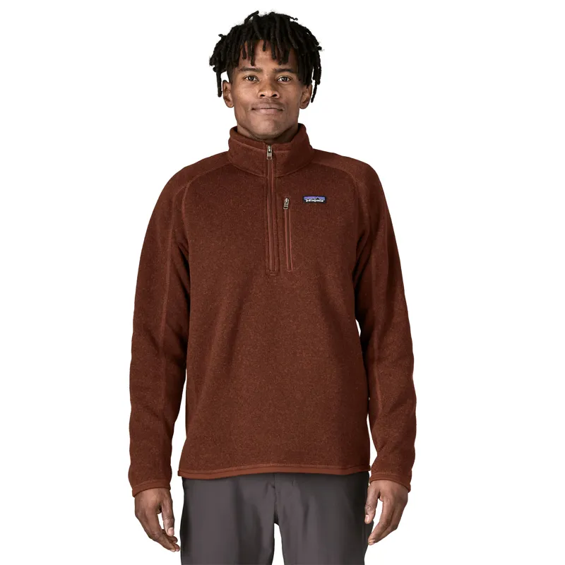 Patagonia Mens Better Sweater 1/4 Zip Fleece - Dried Vanilla-1
