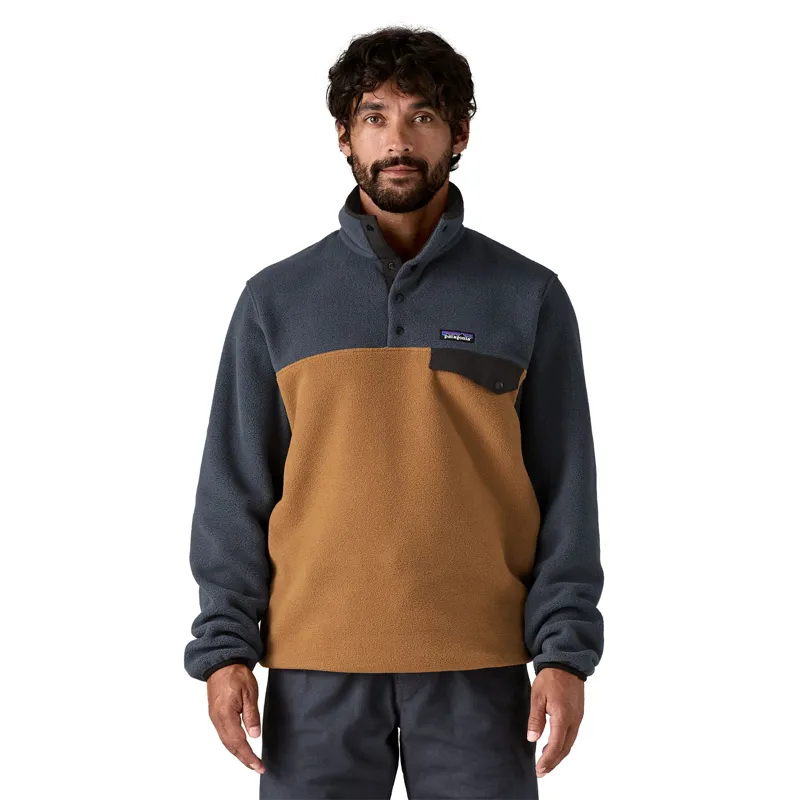 Patagonia Mens LW Synch Snap-T Pullover - Deer Brown-1