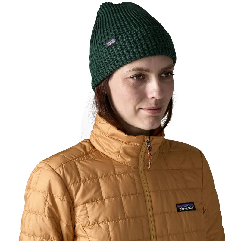 Patagonia Fishermans Rolled Beanie - Cascade Green-1