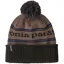 Patagonia Powder Town Beanie - Park Stripe-Marlow Brown